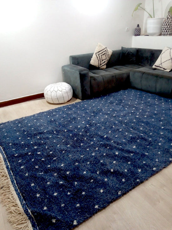 Real Azilal Berber Carpet - 327x198cm - Natural Wool - RDECR6